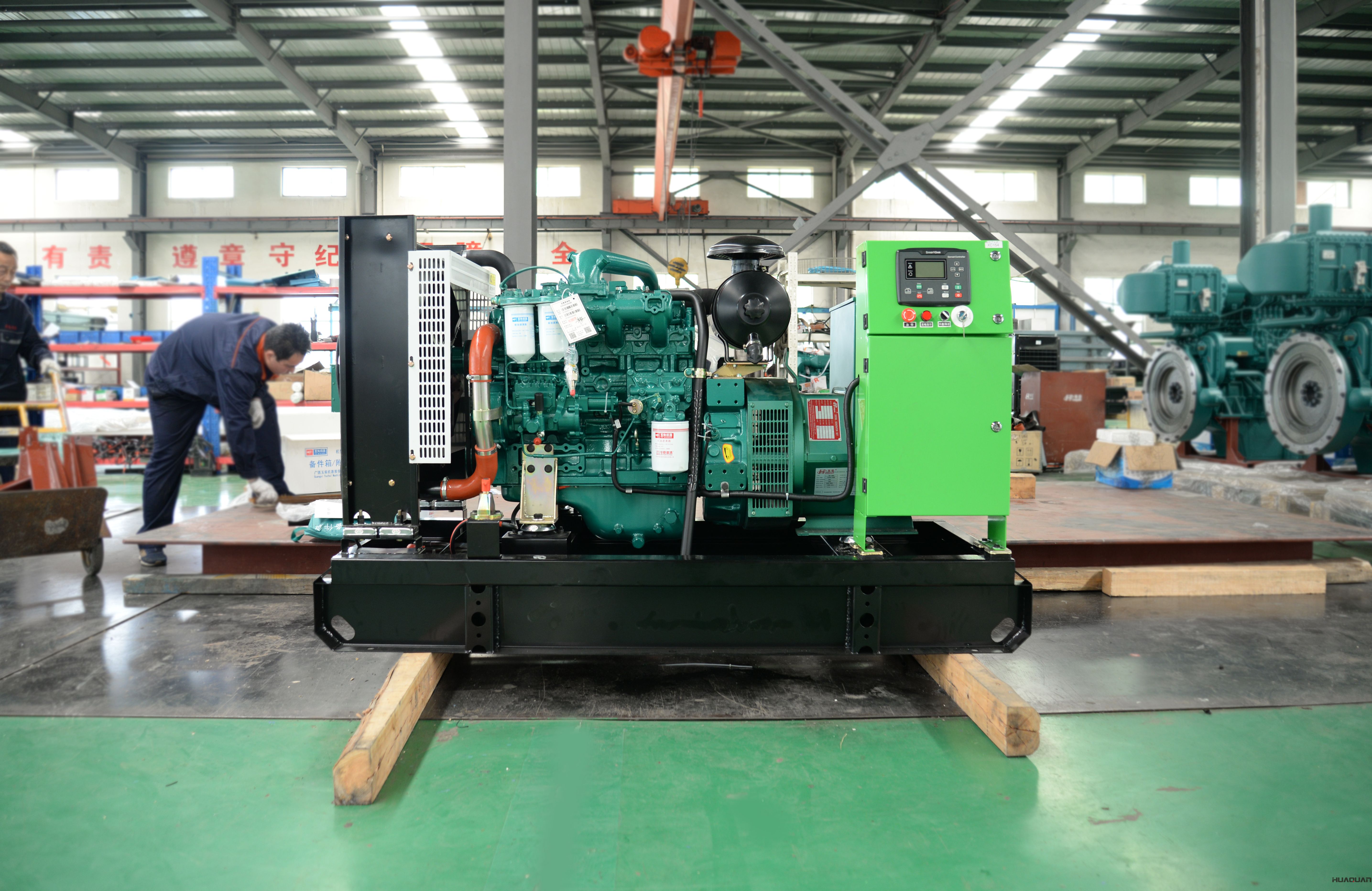 2018年4月19日華全動力60kw標配柴油發(fā)電機組發(fā)往湖北