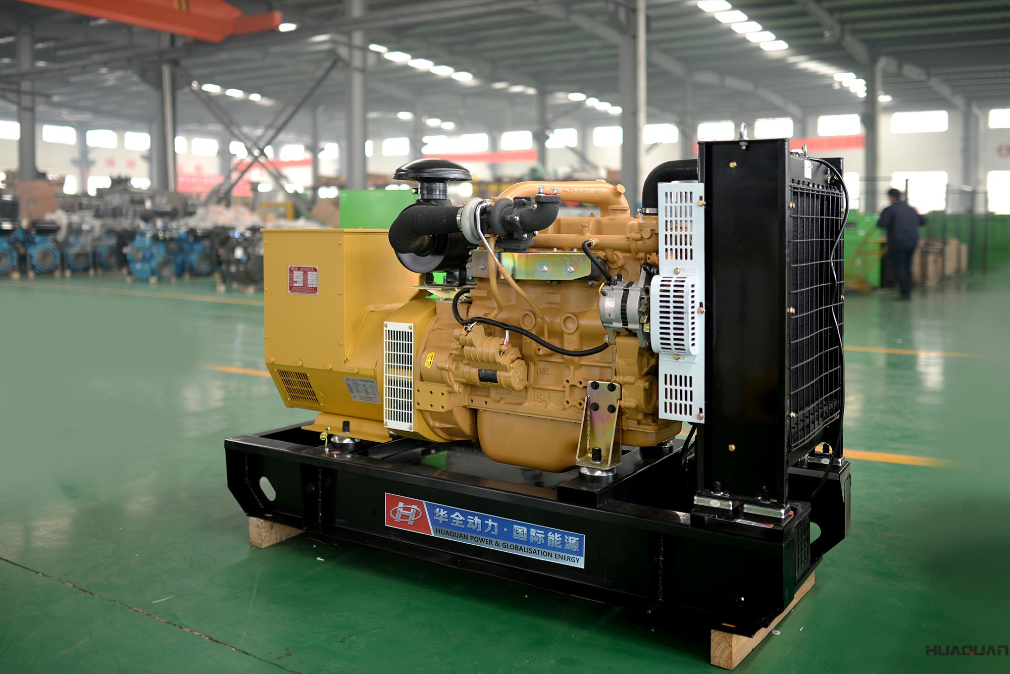 華全動力50kw自動化發(fā)電機組于2018年4月7日發(fā)往湖北