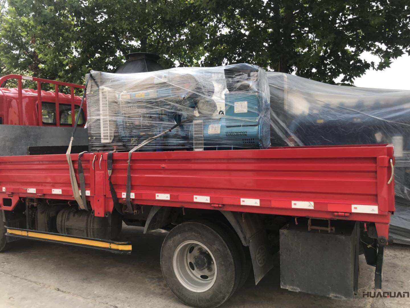  張先生訂購的一臺(tái)HQ120GF標(biāo)配柴油發(fā)電機(jī)組在7月11號(hào)發(fā)往廣東