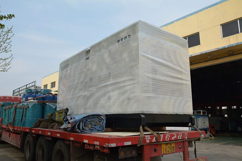 3月26日，汪先生從華全動力采購的250kw靜音箱發電機組發往江蘇省