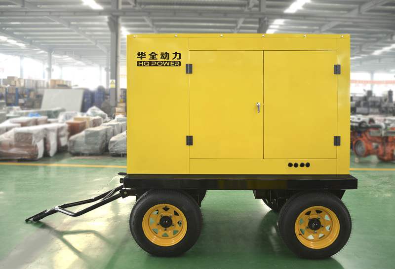 一臺30kw移動拖車發電機組于4月23日從華全動力發往西藏