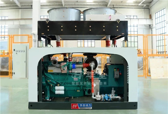 華全110千瓦霧炮車專用燃?xì)獍l(fā)電機組已發(fā)貨