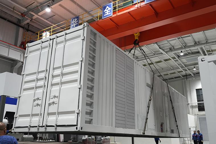 華全電力發(fā)貨！中亞客戶定制集裝箱發(fā)電站，交貨在即
