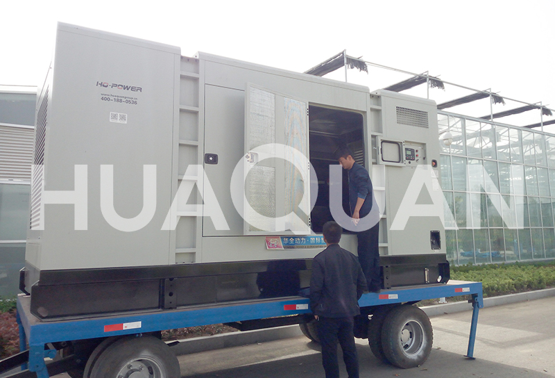 湖北襄陽市道路建設300kW移動式發(fā)電機組電站項目